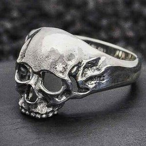 Sterling Silver Skull Ring size 8